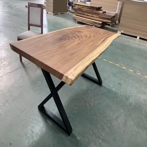 Bureau en bois massif Jaudy — bureaux et tables hautes