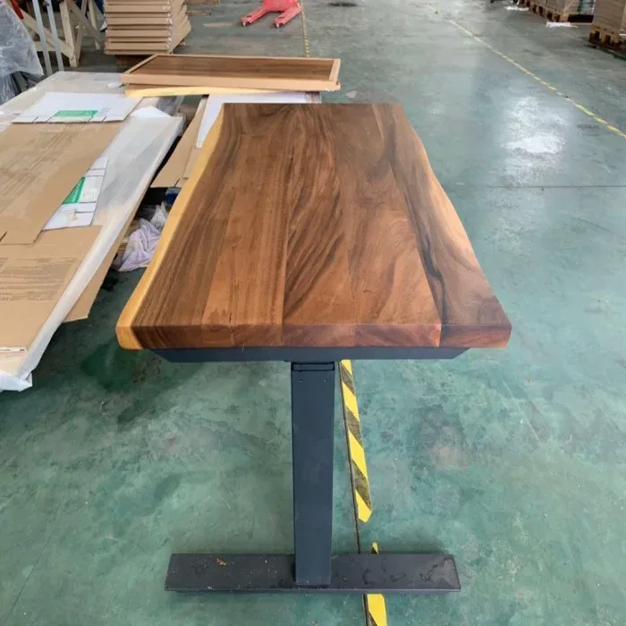 Bureau en bois massif Scarpe — bureaux et tables hautes ATELIER RIVIÈRE