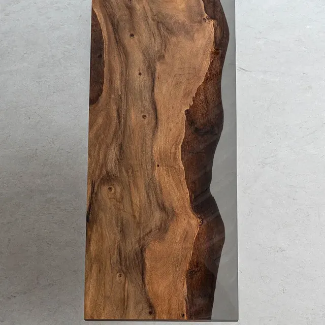Plateau de table en bois massif Ardèche — plateaux en bois massif