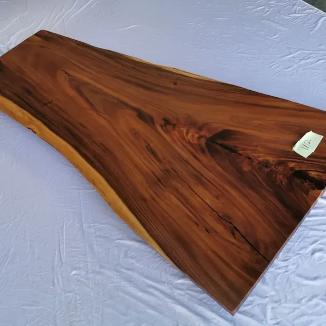Plateau de table en bois massif Vezouze — plateaux en bois massif