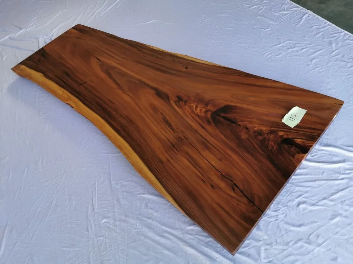 Plateau de table en bois massif Vezouze — ATELIER RIVIÈRE, fabrication à la commande