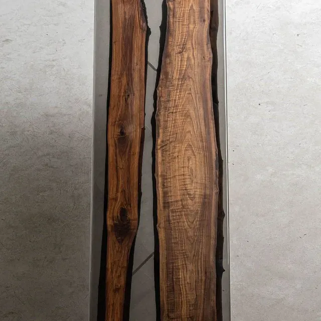 Plateau de table rivière Rhône, résine transparente — plateaux epoxy