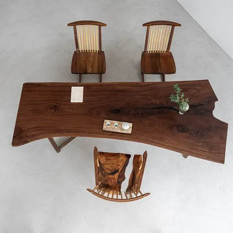 Table à manger en bois massif Cèze — tables à manger en bois massif