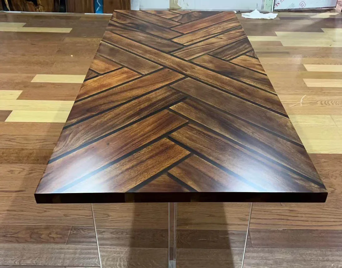 Table à manger en bois massif Isère — ATELIER RIVIÈRE, fabrication à la commande
